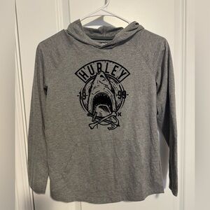 Hurley Kids Gray Shark Hoodie